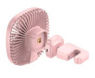 Baseus Wentylator Natural Wind magnetyczny różowy - 1038028 - zdjęcie 5
